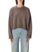 Loulou Bruzzi Cropped Wool And Cashmere Sweater