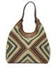 Gianni Chiarini Green Paper Cow Leather Shoulder Bags