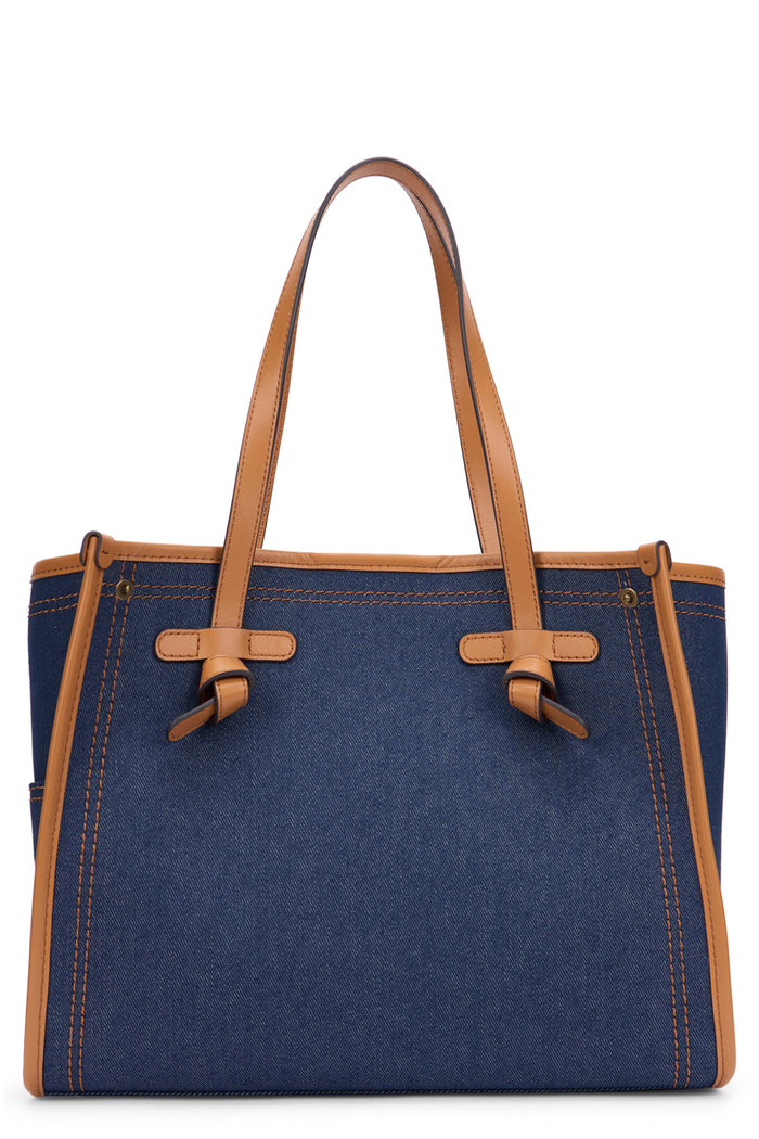 Gianni Chiarini Bag Marcella In Denim And Leather