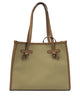 Gianni Chiarini Green Canvas Leather Bag