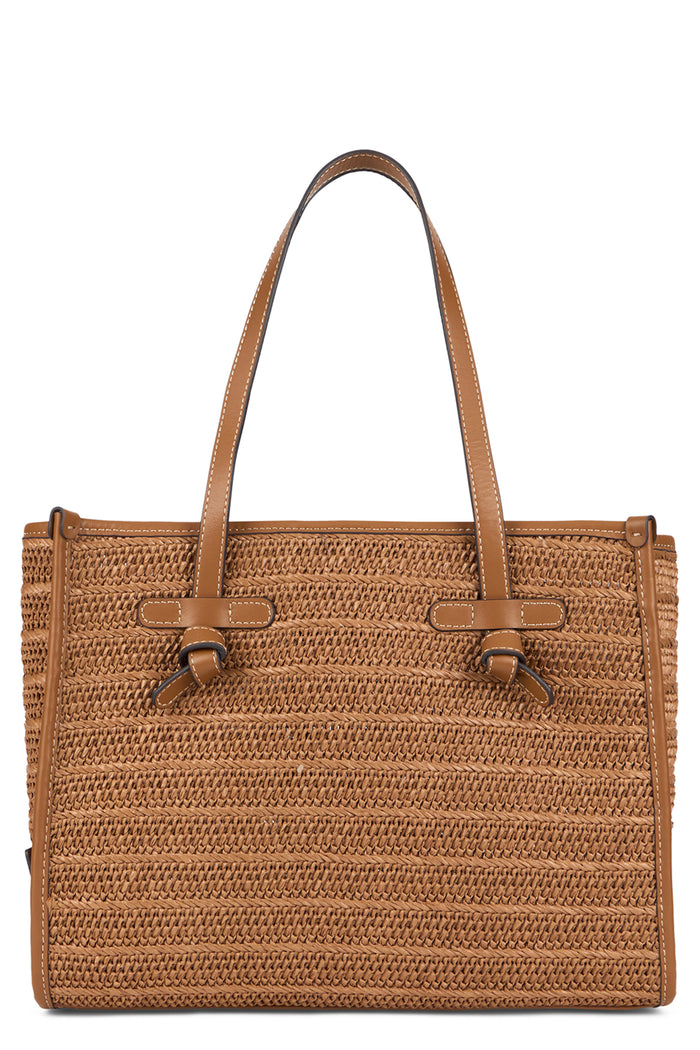 Gianni Chiarini Marcella Bag In Woven Straw