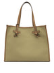 Gianni Chiarini Green Canvas Leather Bag