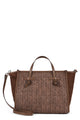 Gianni Chiarini Marcella Straw Bag With Suede Finishes
