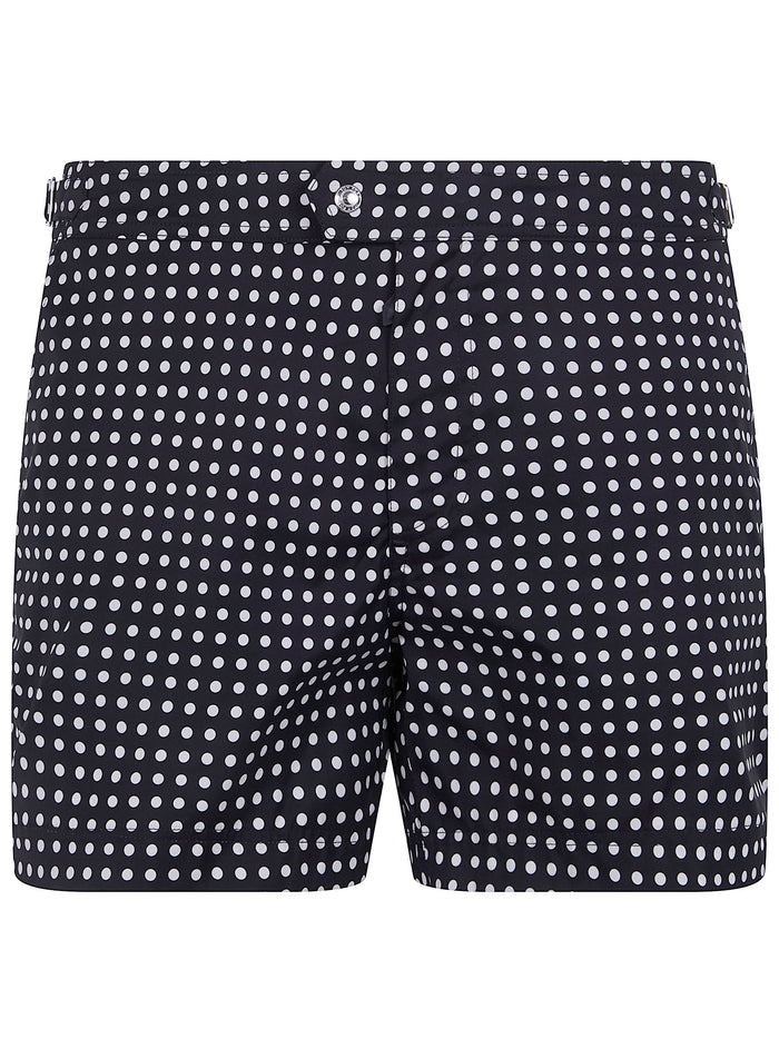 Tom Ford Mid Dot Print Micro Compact Popeline Wr Swim Shorts