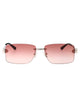 Bottega Veneta Metallic Silver Sunglasses