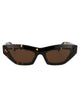 Bottega Veneta Acetate Havana Sunglasses