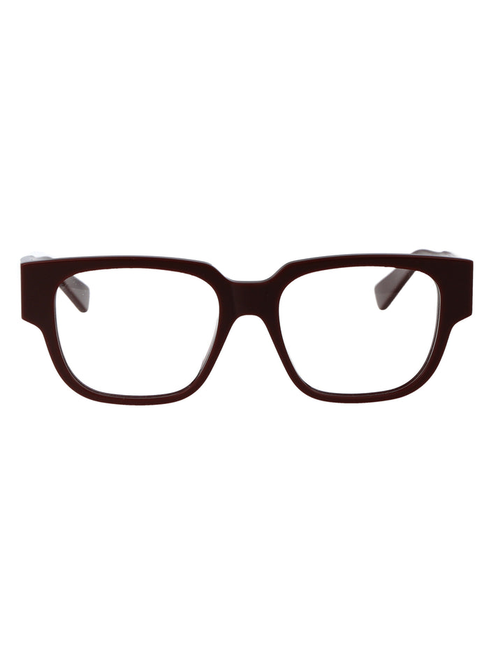 Bottega Veneta Burgundy Acetate Optical Glasses