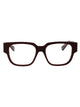 Bottega Veneta Burgundy Acetate Optical Glasses
