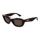 Bottega Veneta Injectate Brown Sunglasses