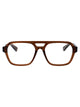 Bottega Veneta Brown-Brown-Transparent Acetate Glasses