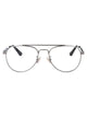 Bottega Veneta Ruthenium-Ruthenium-Transparent Metal Glasses
