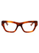 Bottega Veneta Havana Acetate Optical Glasses