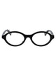 Bottega Veneta Black-Black-Transparent Acetate Glasses