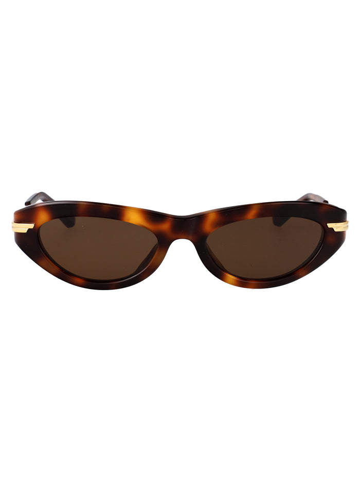 Bottega Veneta Acetate Havana Sunglasses