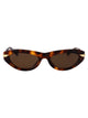 Bottega Veneta Acetate Havana Sunglasses