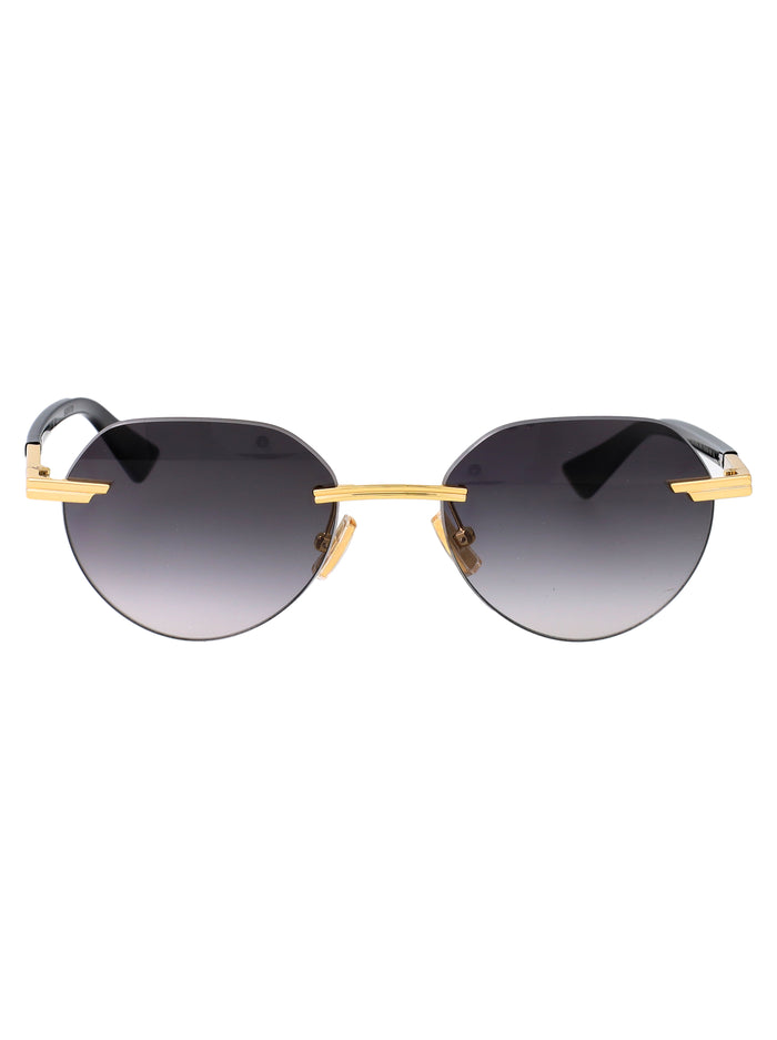 Bottega Veneta Metallic Gold Sunglasses