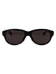 Bottega Veneta Black-Black-Grey Recycled Acetate Sunglasses
