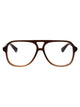 Bottega Veneta Brown-Brown-Transparent Recycled Acetate Glasses