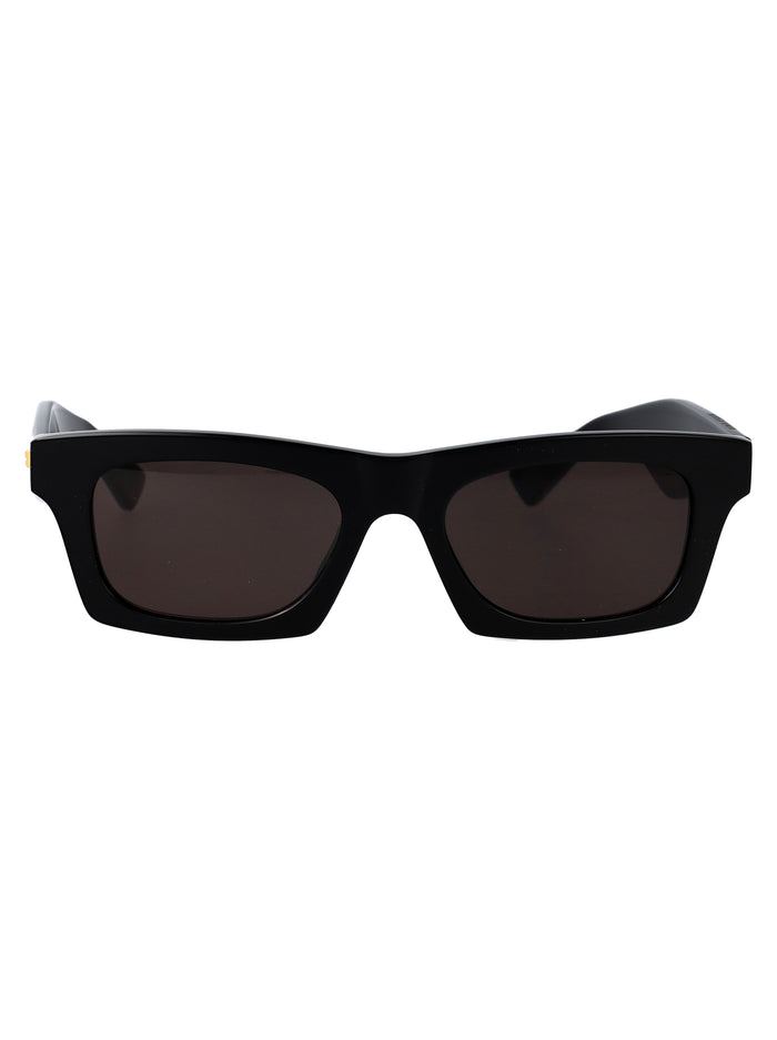 Bottega Veneta Black-Black-Grey Acetate Sunglasses