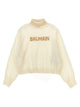 Balmain Kids Glitter Logo Sweater