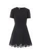 Valentino Wool And Silk Blend Mini Dress