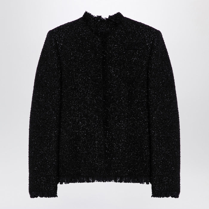 Givenchy Black Tweed And Lurex Jacket