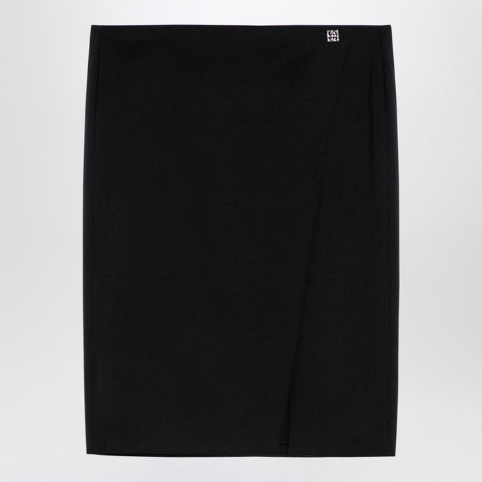 Givenchy Black Wool Skirt