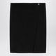 Givenchy  Black Wool Skirt With Metal Button 4G