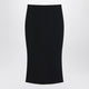 Givenchy Black Midi Skirt With Pleats On The Back