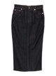 Givenchy Kick Back Denim Skirt