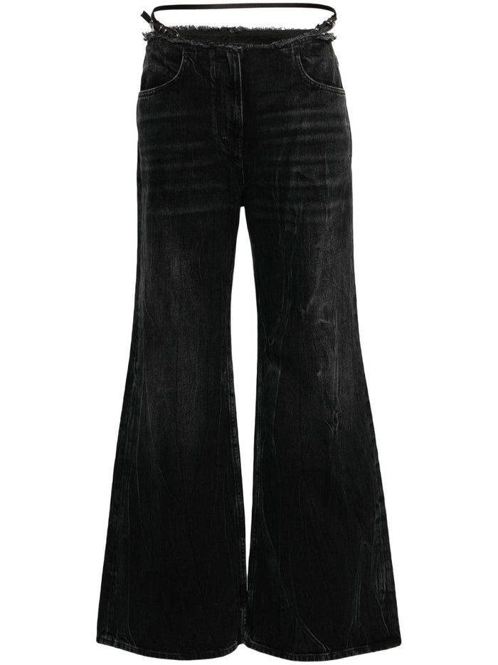 Givenchy Wide-Leg Denim Cotton Jeans