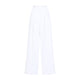 Givenchy  White Pleated Cotton Trousers