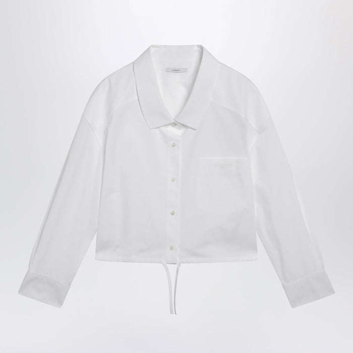 Givenchy White Short Poplin Shirt