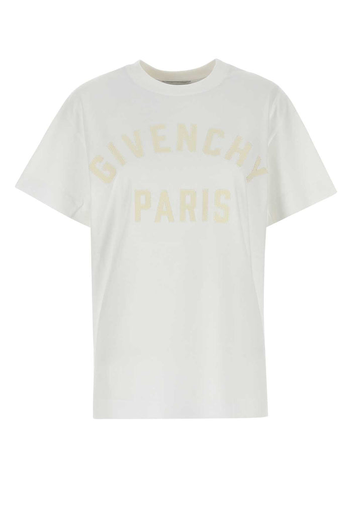 Givenchy White Cotton Oversize T-Shirt