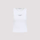 Givenchy White Stretch Cotton Tank Top