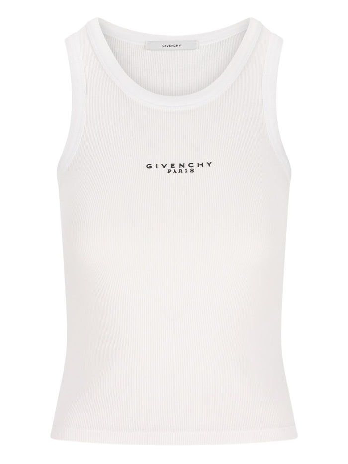 Givenchy Logo Cotton Tank Top