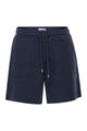 Mc2 Saint Barth Piqué Cotton Shorts With Logo
