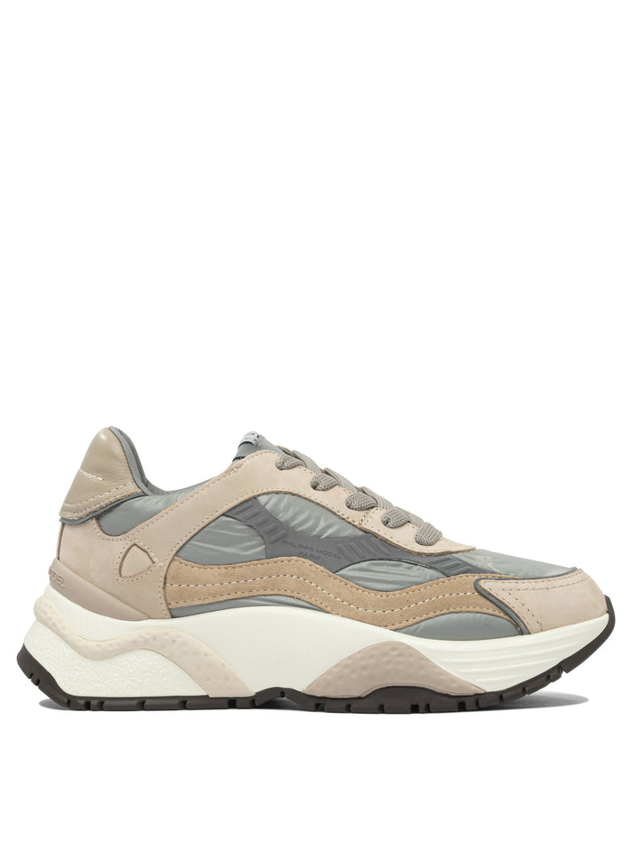 Philippe Model Paris Beige Rubber Sneakers