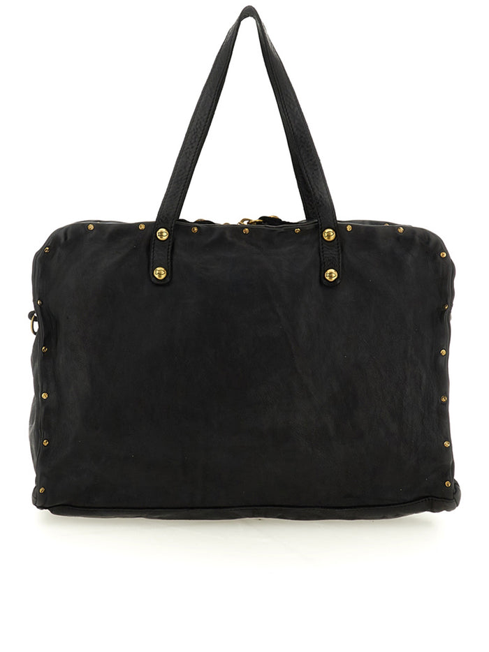 Campomaggi Black Leather Clelia