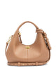 Ganni Birch Brown Recycled Polyester Polyurethane Bag