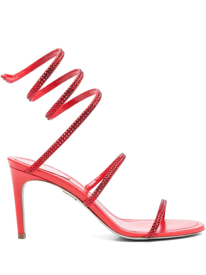 Rene Caovilla Cleo 80 Sandals With Crystals