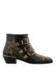 Chloé Susanna Golden Stud Ankle Boots