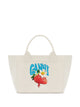 Ganni Medium Strawberry-Print Tote Bag