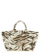 Ganni 'Xxl Zebra' Shopping Bag