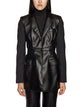 Andrea Ya'aqov Faux Leather And Virgin Wool Jacket