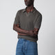 Ermenegildo Zegna Dark Taupe Cotton Knit Polo