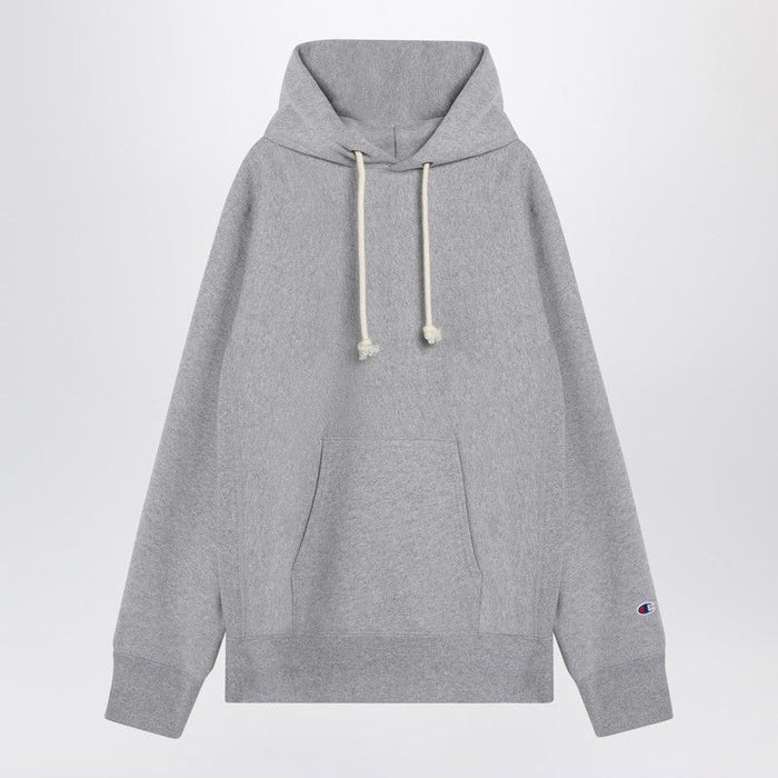 Champion  Light Grey Cotton Hoodie