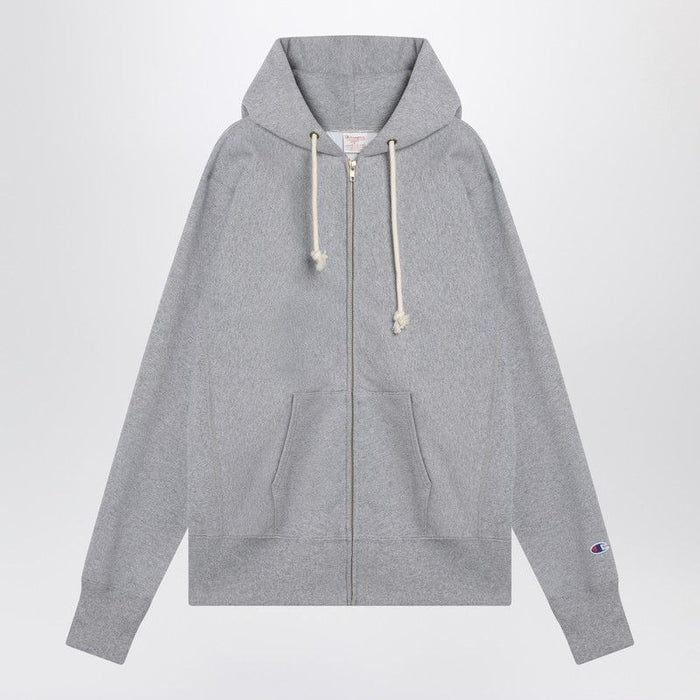 Champion  Light Grey Cotton Hoodie