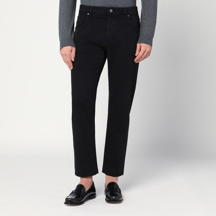 Pt01  Black Cotton Trousers