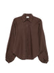 Closed Cotton Buttoned Raglan Shirt